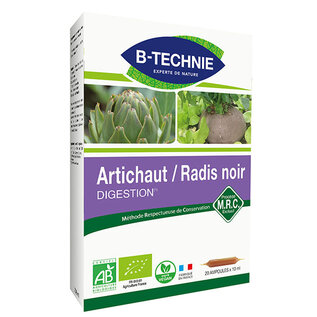B-TECHNIE ARTICHAUT ET RADIS NOIR BIO (20 AMPOULES)