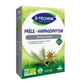 B-TECHNIE PRÊLE EN HARPAGOPHYTUM BIO (20 AMPOULES)