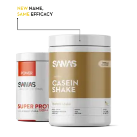 SANAS Sports Nutrition SUPER PROTEIN 95 CASEIN SHAKE VANILLA - POWER (660 G)