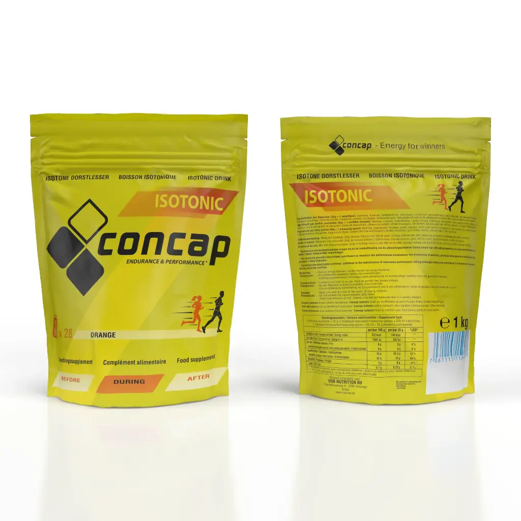 CONCAP SPORT CONCAP DOY PACK DRANKPOEDER ISOTONIC ORANGE (1000 G)