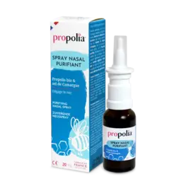 PROPOLIA BEE PRODUCTS ZUIVERENDE NEUSSPRAY PROPOLIS CAMARGUE ZOUT ZWAVEL ROZEMARIJN TIJM EUCALYPTUS BIO (20 ML)