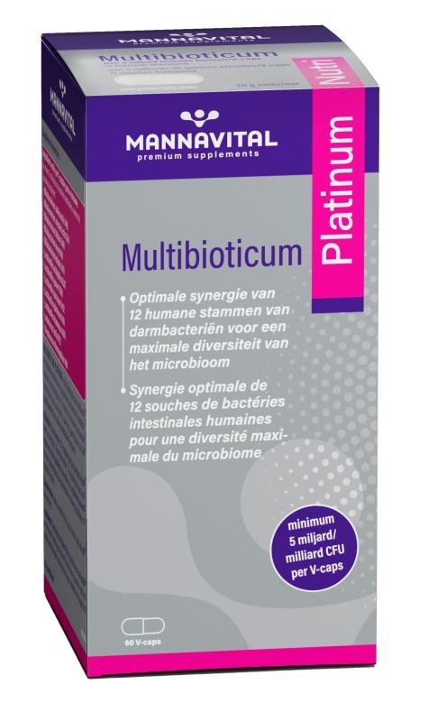 MANNAVITAL NATURAL PRODUCTS MULTIBIOTICUM PLATINUM (60 V-CAPS)