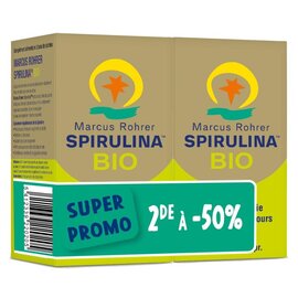 MARCUS ROHRER SPIRULINA MARCUS ROHRER SPIRULINE BIOLOGIQUE (2 x 180 COMPRIMÉS) - PROMOTION !!!