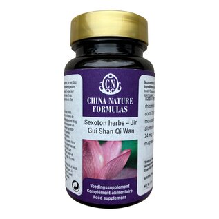 CHINA NATURE FORMULAS JIN GUI SHEN QI WAN - SEXOTON HERBS (100 COMPRIMÉS)