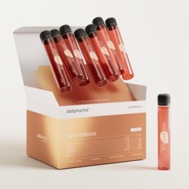 DAILIPHARMA DAILI DEFENCE GOÛT FRAISE-AGRUMES  AMPOULES (28 X 25 ML)