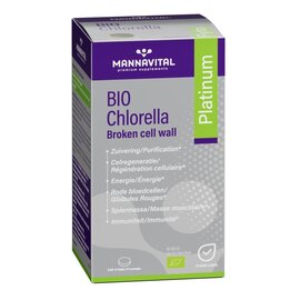 MANNAVITAL NATURAL PRODUCTS BIO CHLORELLA BROKEN CELL WALL PLATINUM (240 V-TABLETTEN)