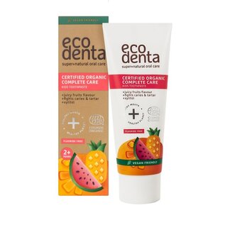 ECODENTA ORGANIC KINDERTANDPASTA JUICY FRUIT (75 ML)