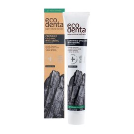 ECODENTA DENTIFRICE BLANCHISSANT BIO AU CHARBON DE BOIS NOIR (75 ML)