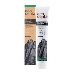 ECODENTA DENTIFRICE BLANCHISSANT BIO AU CHARBON DE BOIS NOIR (75 ML)