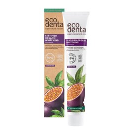 ECODENTA DENTIFRICE BLANCHISSANT BIO AU FRUIT DE LA PASSION ET AUX ENZYMES (75 ML)