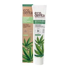 ECODENTA ORGANIC MULTIFUNCTIONELE TANDPASTA MET HENNEPZAADOLIE (75 ML)