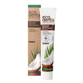 ECODENTA DENTIFRICE BIO ANTI-PLAQUE À L'HUILE DE COCO (75 ML)
