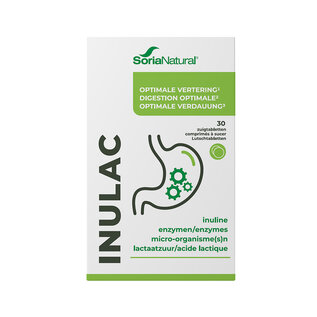 SORIA NATURAL - SORIA BEL INULAC OPTIMALE SPIJSVERTERING (30 ZUIGTABLETTEN)