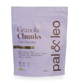 PAL & LEO GRANOLA CHUNKS - DARK CHOCOLATE (250 G)