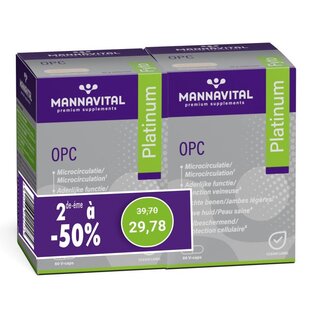 MANNAVITAL NATURAL PRODUCTS DUOPACK OPC PLATINUM (2 X 60 V-CAPS)