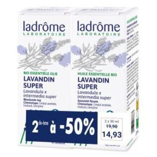 LADRÔME LABORATOIRE DUOPACK HUILE ESSENTIELLE BIO LAVANDIN SUPER  (2 X 30 ML)