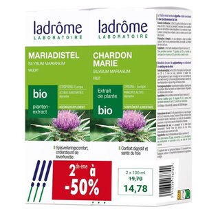 LADRÔME LABORATOIRE DUOPACK CHARDON MARIE - SILYBUM MARIANUM BIO EXTRAIT (2 X 100 ML)