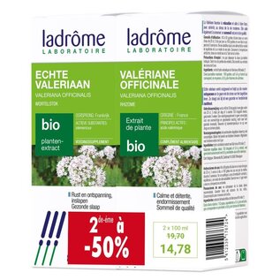 LADRÔME LABORATOIRE DUOPACK VALÉRIANE - VALERIANA OFFICINALIS BIO EXTRAIT (2 X 100 ML)