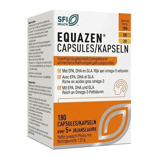 EQUAZEN EQUAZEN CHEWS ACIDES GRAS OMÉGA 3 & 6 (180 CAPSULES)