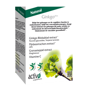 ACTIVO ACTIVO GINKGO PLUS (60 V-CAPS)