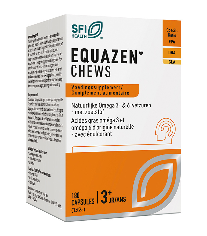 EQUAZEN CHEWS OMEGA 3- & 6-VETZUREN (180 CAPSULES)