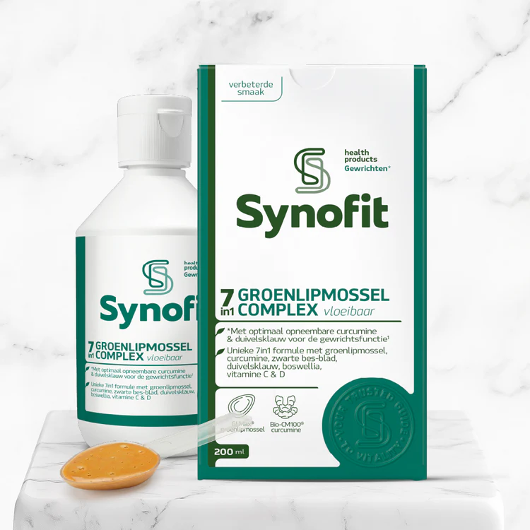 SYNOFIT GREEN-LIPPED MUSSEL SYNOFIT 7 IN 1 GROENLIPMOSSEL COMPLEX VLOEIBAAR (200 ML)