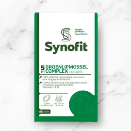 SYNOFIT GREEN-LIPPED MUSSEL SYNOFIT 5 EN 1 COMPLEXE À BASE DE MOULES À LÈVRES VERTES (120 SOFTGELS)