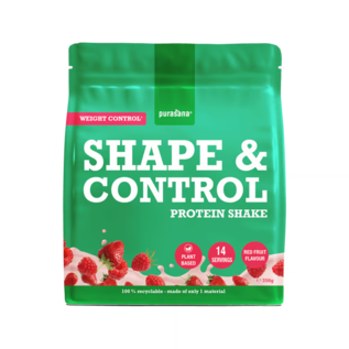 PURASANA NATURAL PROTECTION SHAPE & CONTROL SHAKE PROTÉINÉE FRUITS ROUGES (350 G)