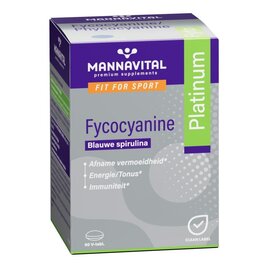 MANNAVITAL NATURAL PRODUCTS PHYCOCYANINE PLATINUM (60 V-COMPRIMÉS)
