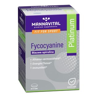 MANNAVITAL NATURAL PRODUCTS PHYCOCYANINE PLATINUM (60 V-COMPRIMÉS)