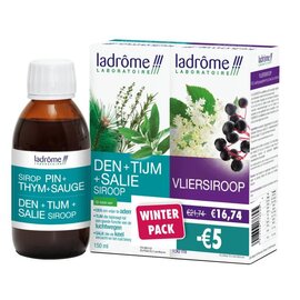 LADRÔME LABORATOIRE DUO PACK PIN+THYM+SAUGE  & SIROP DE SUREAU BIO (2 x 150 ML) PROMO !!!