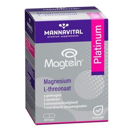 MANNAVITAL NATURAL PRODUCTS MAGTEIN MAGNESIUM L-THREONAAT PLATINUM (90 V-CAPS)