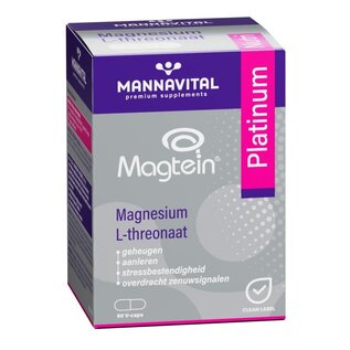 MANNAVITAL NATURAL PRODUCTS MAGTEIN MAGNESIUM L-THREONAAT PLATINUM (90 V-CAPS)