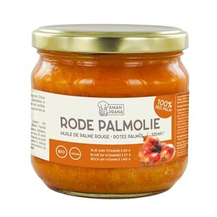 AMANPRANA 100 % HUILE DE PALME ROUGE BIO (325 ML)