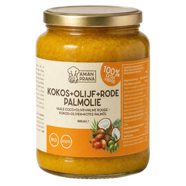 AMANPRANA EXTRA VIERGE COCOS + OLIJF + RODE PALM (1600 ML)