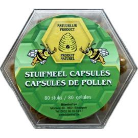 BIJENHOF BEE PRODUCTS STUIFMEEL POLLEN CAPSULES (80 CAPSULES)