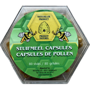 BIJENHOF BEE PRODUCTS POLLEN GRAINS CAPSULES (80 CAPSULES)