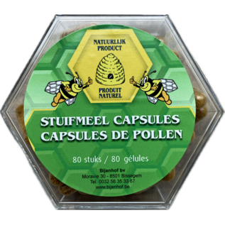 BIJENHOF BEE PRODUCTS STUIFMEEL POLLEN CAPSULES (80 CAPSULES)