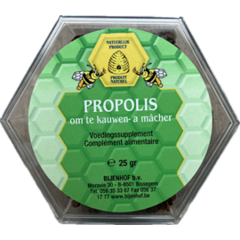 BIJENHOF BEE PRODUCTS PROPOLIS PURE À MÂCHER (25 G)