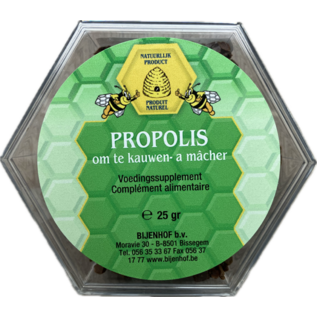 BIJENHOF BEE PRODUCTS PROPOLIS PURE À MÂCHER (25 G)
