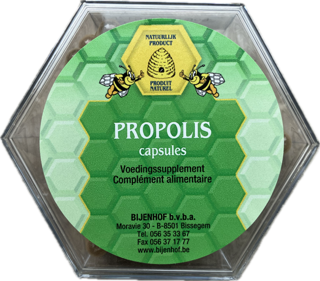 BIJENHOF BEE PRODUCTS PROPOLIS CAPSULES (60 CAPSULES)