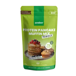 PURASANA NATURAL PROTECTION MÉLANGE POUR PANCAKES ET MUFFINS PROTÉINÉS (200 G)