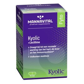 MANNAVITAL NATURAL PRODUCTS KYOLIC GEFERMENTEERDE LOOK + LECITHINE (75 CAPS)