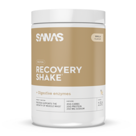 SANAS SPORTS NUTRITION RECOVERY SHAKE VANILLA (1125 G)