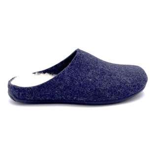 FELLHOF LAMBSKIN PANTOFFELS  WOL OPEN JEANS (MAAT 41)