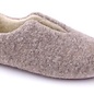 FELLHOF LAMBSKIN PANTOUFLES EN LAINE WALKERS NATURE (TAILLE 37)