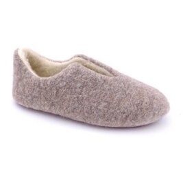 FELLHOF LAMBSKIN PANTOFFELS WOL WALKERS NATUUR (MAAT 41)