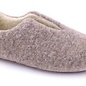 FELLHOF LAMBSKIN PANTOUFLES EN LAINE WALKERS NATURE (TAILLE 42)