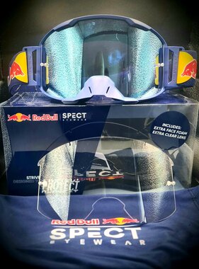Redbull Spect Red Bull Strive MX Goggle - Blue (mirror lens)