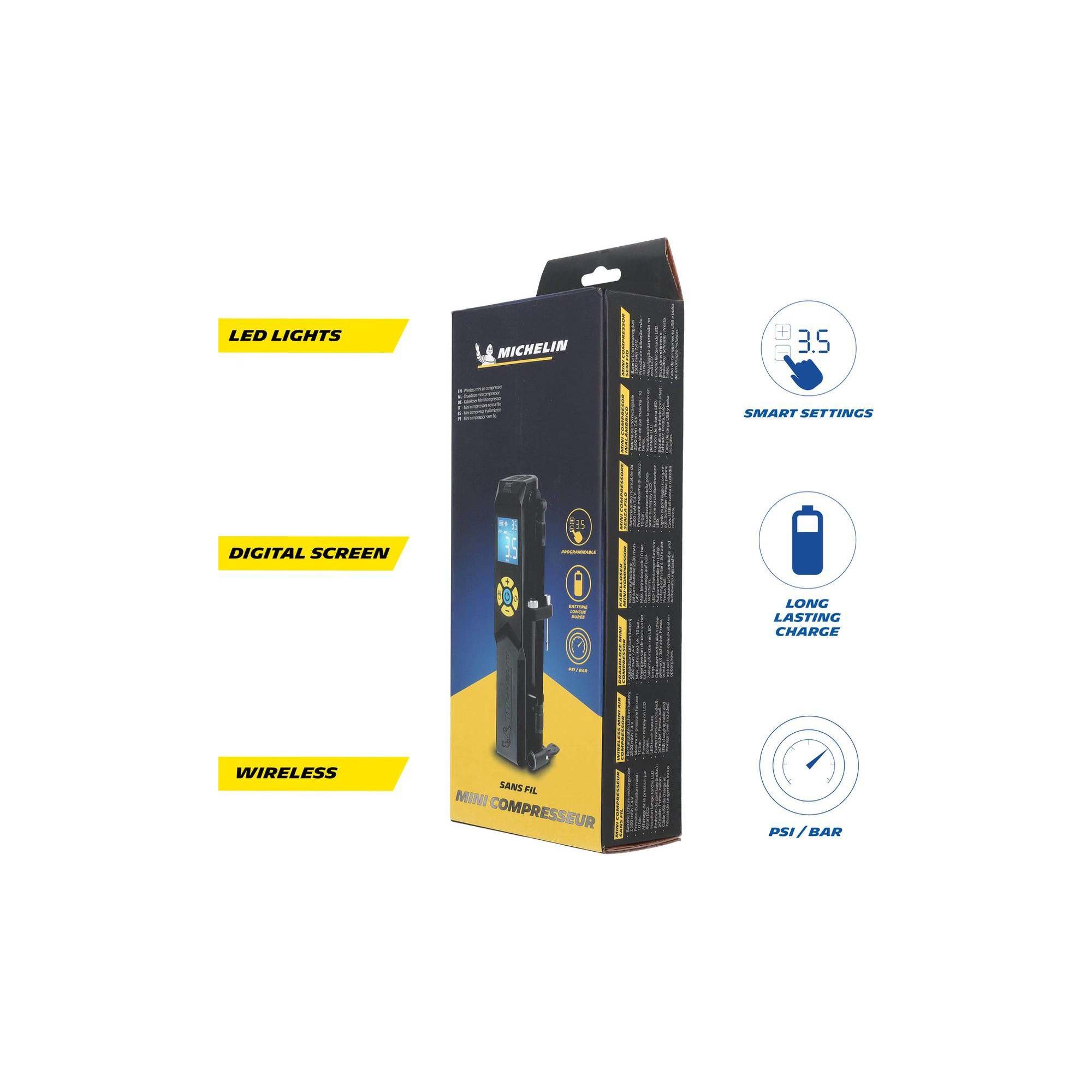 Michelin Michelin Mini Wireless Compressor USB